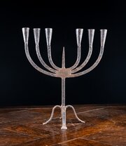 19th Century Wrought Iron Candelabra