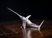 Articulated Silver Swordfish c1940
