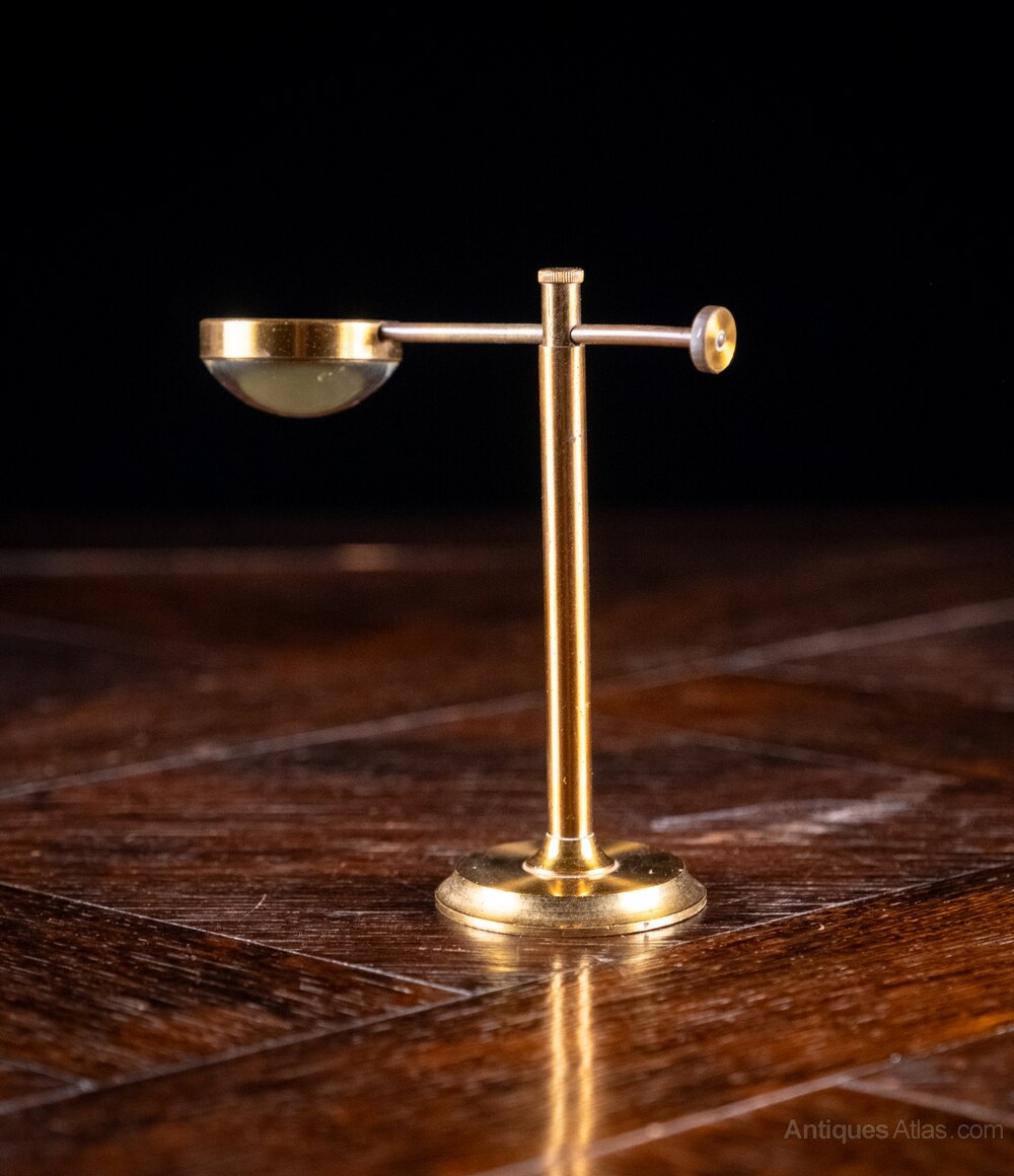 Antiques Atlas - Brass Bullseye Condenser Magnifying Glass, C.1910 ...