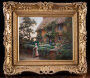 Charles William Norton(1870-1946) Thatched Cottage