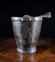 George V Leather Fire Bucket