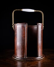 Husseys Mahogany Plate Bucket, C.1860