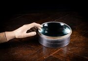 Large Brass Desk Top Magnifier, C.1880