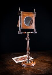 Large Georgian Mahogany Zograscope