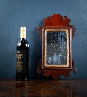 Miniature Georgian Mahogany Fretwork Mirror