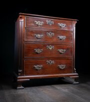 Small George III Mahogany Chest Of Drawers