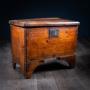Small Vernacular Elm and Pine Coffer, c.1800