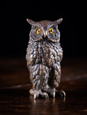 Victorian Bronze Owl