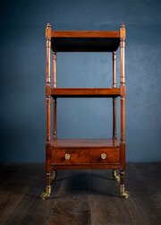 William IV Mahogany Whatnot c1830