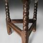 oak  cricket table