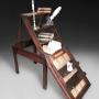 Chippendale Mahogany Metamorphic Library Steps
