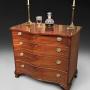 George III Mahogany Serpentine Fronted Chest