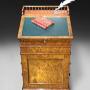 Regency Burr Walnut Davenport By Gillows
