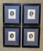 4 engravings of Scottish Kings C1750