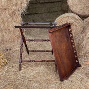 Gothic Oak Butlers Tray On Stand