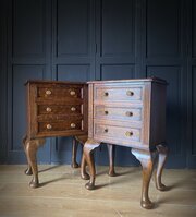 Oak Collectors Cabinets/bedside Tables