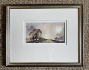 On the South Downs Way A Pearce watercolour
