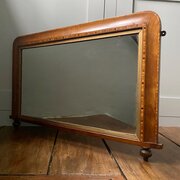 Overmantle mirror
