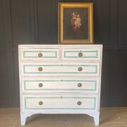 Painted 19th C Chest Of Drawers