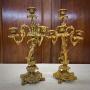 Pair of Victorian ornate candelabra