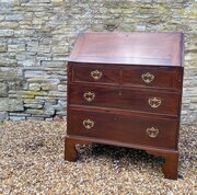 Petite Georgian Mahogany Bureau