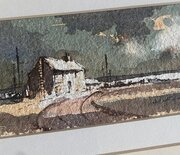 Salt Cottage Leigh by Anthony Pearce watercolour