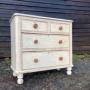 Victorian Painted Pine Chest Of Drawers