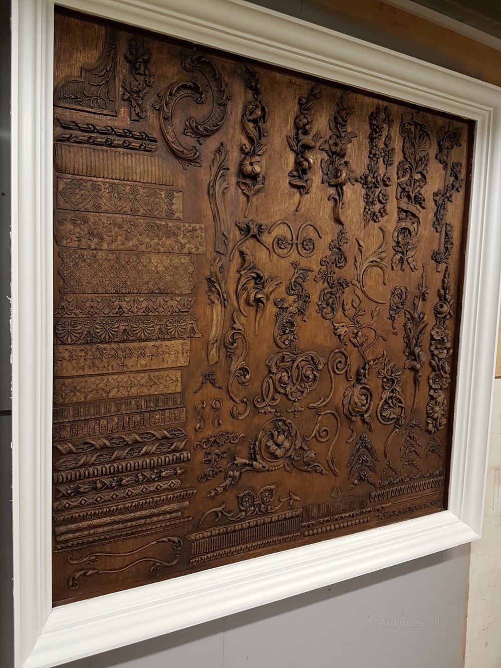 Antiques Atlas Pair Of Mid 20thC Gesso Relief Sample Boards