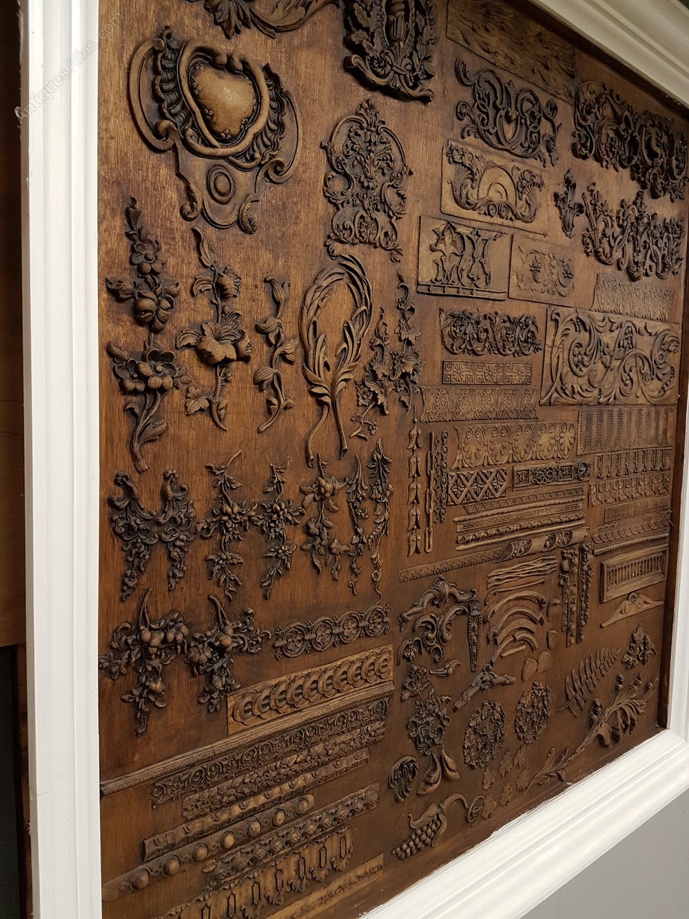 Antiques Atlas Pair Of Mid 20thC Gesso Relief Sample Boards