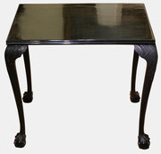 Black Lacquered Side Table