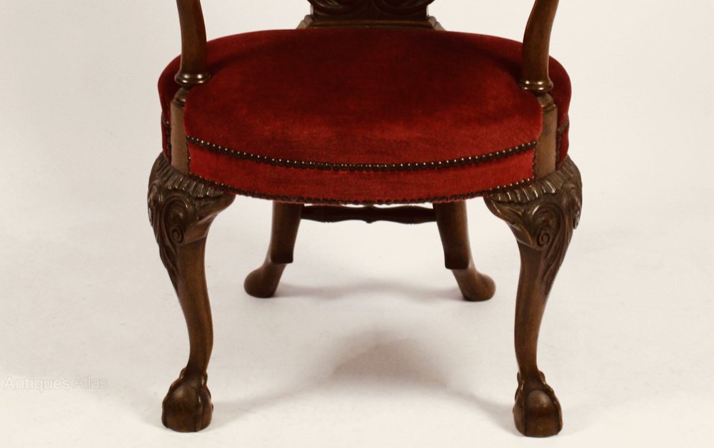 Irish Desk Chair In The Manner Of Giles Grendey as962a096 / HG57