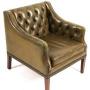 Leather Library armchair 
