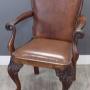 Philadelphia Chippendale eagle armchair 