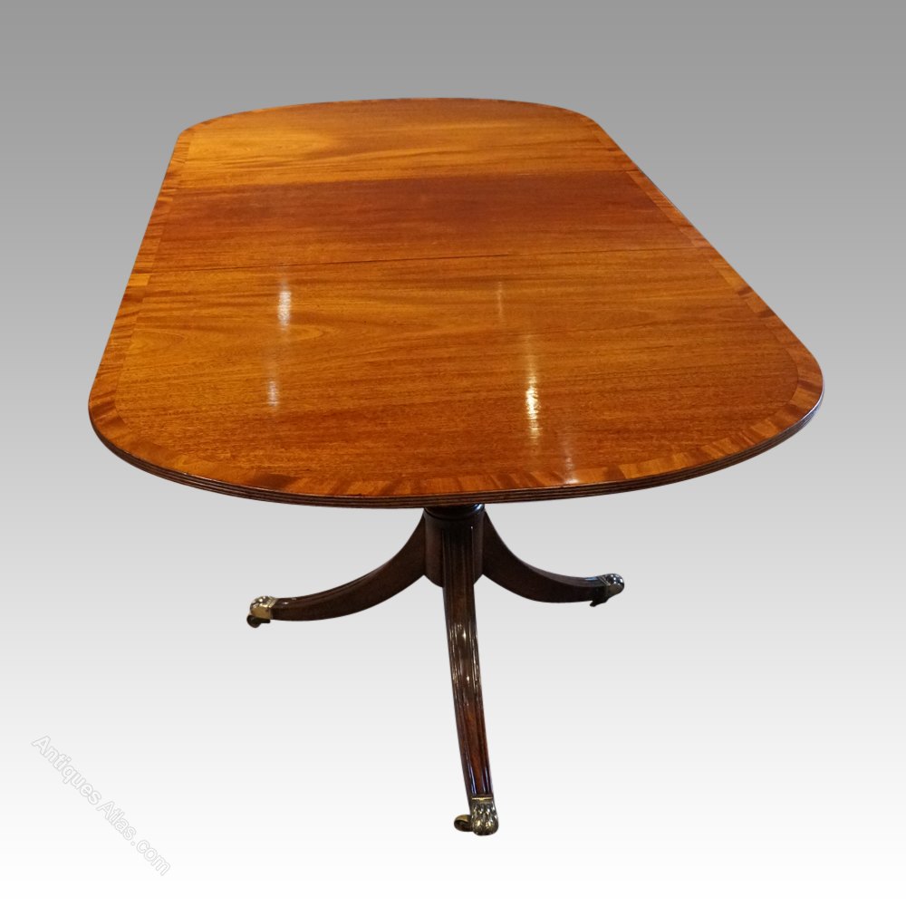 V Mahogany Pedestal Dining Table Antiques Atlas