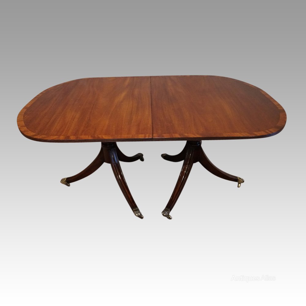 V Mahogany Pedestal Dining Table Antiques Atlas