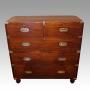Victorian Mahogany Campaign Chest