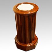 Victorian Mahogany Circular Bedside Cabinet