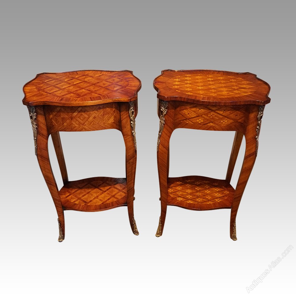 Pair Of Antique French Side Tables Antiques Atlas