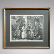  "A Harlotts Progress " 18thc Engraving By  William Hogarth