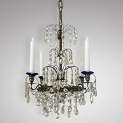 Antique Swedish Crystal Chandelier