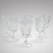 Set 6 Vintage Royal Brierley Crystal Port Glasses