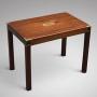 Stylish Mahogany Campaign Style Table