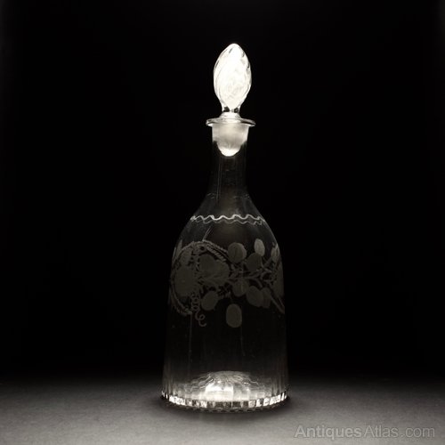 Antiques Atlas 18th C Magnum Cider Mallet Glass Decanter C1780
