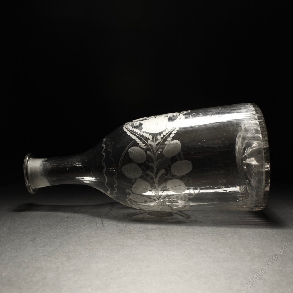 Antiques Atlas 18th C Magnum Cider Mallet Glass Decanter C1780