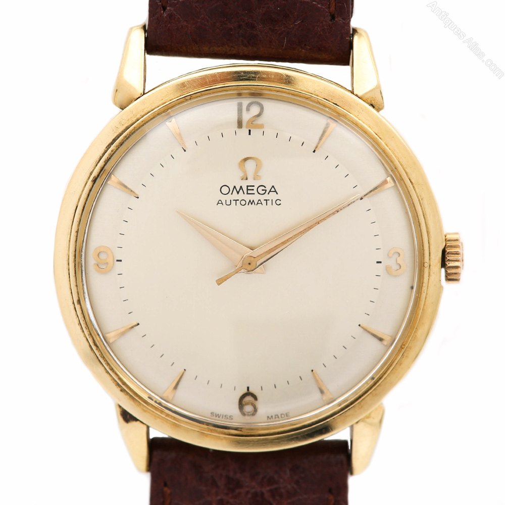 Antiques Atlas Vintage Omega 18ct Gold Cal.501 Automatic Watch