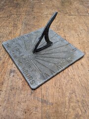Early 1900s, Solid Lead Sun Dial