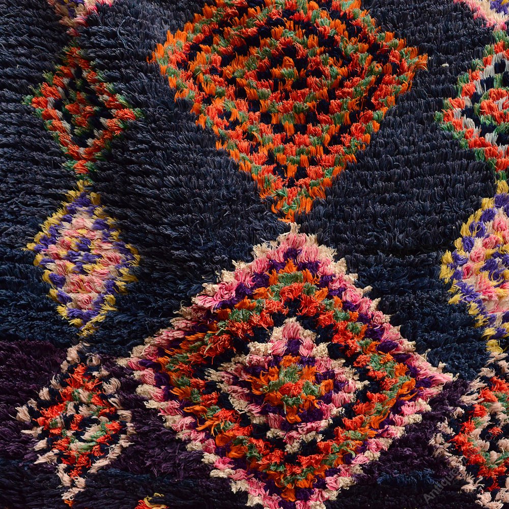 Antiques Atlas Vintage Moroccan Boujad Rug