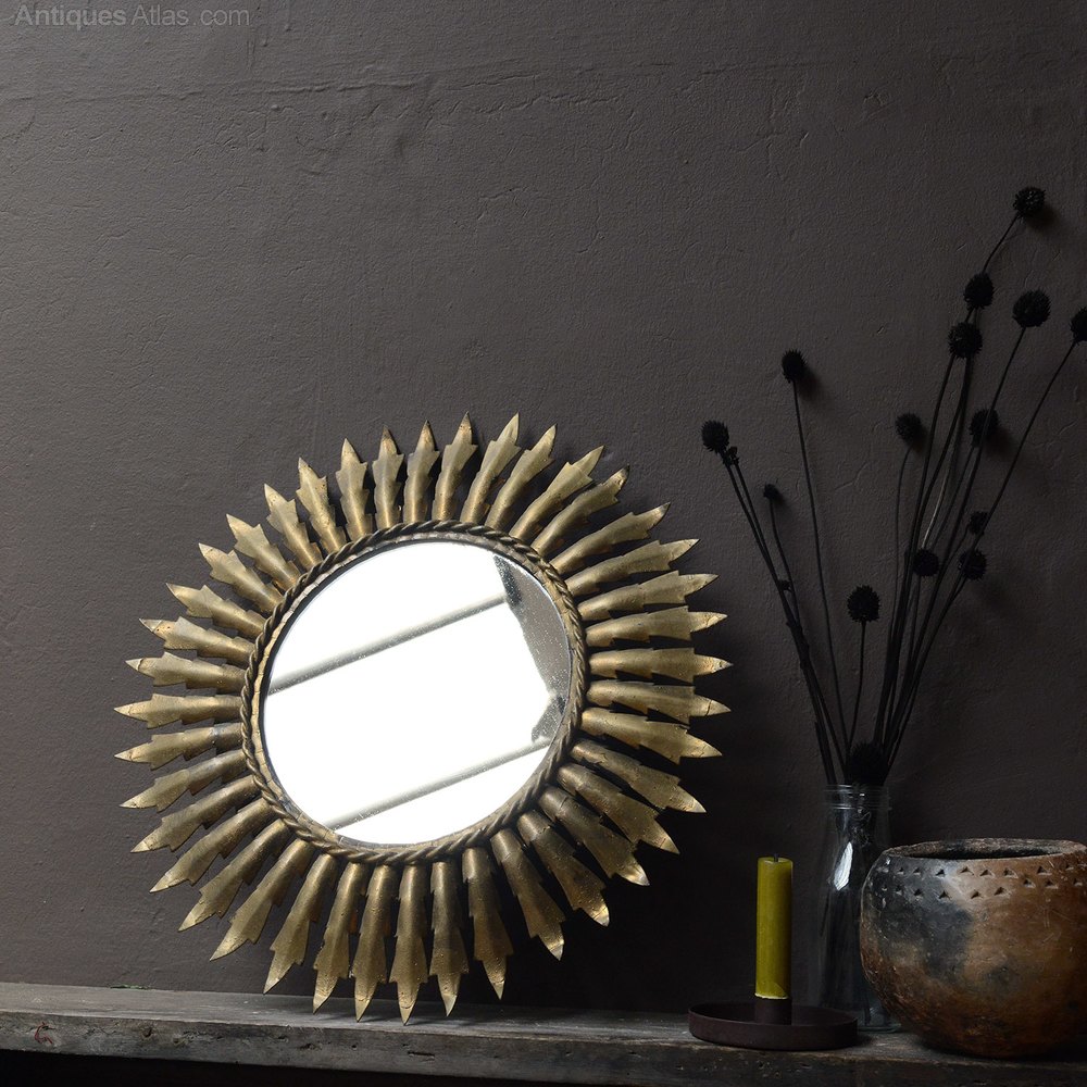 Antiques Atlas Vintage Sunburst Mirror