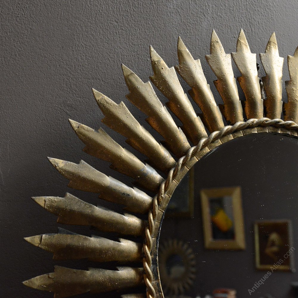 Antiques Atlas Vintage Sunburst Mirror