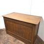A small antique French scumbled shop counter